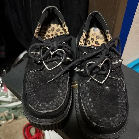 Demonia Black Platform Creeper 206 Size 9 - Picture 2 of 10